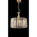UltraMint Şık 30CM Kristal Lüx Avize, Parlak Gold Renk, Zarif Tasarım - Seçenek 1 - Altın