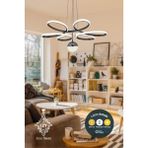 UltraMint Şık Beyaz Işık LED Avize, Salon, Mutfak ve Oda Dekorasyonu Için - Seçenek 1 - Ahşap
