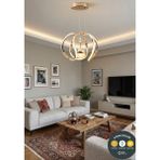 UltraMint Şık Gold Damla Sarkıt LED Avize, Salon ve Antre Için 3 Renk Seçeneği - Seçenek 1 - Altın