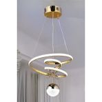 UltraMint Şık Gold Renkli Mini Tekli LED Sarkıt Avize, Modern Dekorasyon Için - Seçenek 1 - Altın