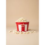 UltraMint Şık Seramik Popcorn Kase, Dayanıklı ve Kullanışlı Tasarım - Açık Gri - Seçenek 1
