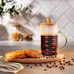 UltraMint Şık ve Kullanışlı French Press 700 Ml, Kahve ve Çay Keyfi Için Ideal - Seçenek 1 - Altın