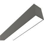 UltraMint Siyah Kasa Lineer Sıva Üstü 5CMX100CM Sarkıt 3000K, Modern Tasarım - Seçenek 1 - Ahşap