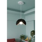 UltraMint Siyah Lotus Formlu Modern Sarkıt Avize, Salon Dekorasyonu Için Şık Aydınlatma - Seçenek 1 - Ahşap