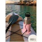 UltraMint Su Sporları Paddle Board ve Kano Termos Sabitleyici, Pratik ve Güvenli Kullanım - Ahşap - Bej - Seçenek 1