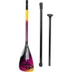 UltraMint Teleskobik Fiberglas Paddle Board Kürek, Hafif ve Dayanıklı Tasarım - Seçenek 1 - Açık Beyaz - Gri