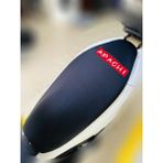 ULTRASHOP Apec Apx5 Siyah Sele Kılıfı Su Geçirmez Motosiklet Sele Kılıfı Logolu Sele Koltuk Kılıfı-X