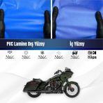 ULTRASHOP Harley Davidson Cvo Road Glide Motosiklet Brandası Su Geçirmez Branda Mavi Branda Motor Branda - Bağlantı Klipsi