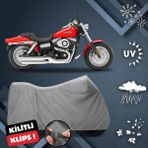 ULTRASHOP Harley-Davidson Dyna Fat Bob Fxdf Su Geçirmez Motosiklet Brandası Dış Mekan Motosiklet Örtüsü