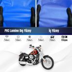 ULTRASHOP Harley Davidson Dyna Wide Glide Fxdwgı Motosiklet Brandası Su Geçirmez Mavi Branda Motor Branda - Bağlantı Klipsi