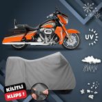 ULTRASHOP Harley-Davidson Flhxse2 Cvo Street Glide Su Geçirmez Motosiklet Brandası Dış Mekan Motosiklet Örtüsü