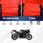 ULTRASHOP Harley Davidson Road Glide St Motosiklet Brandası Su Geçirmez Branda Kırmızı Branda Motor Branda Xxç - Bağlantı Klipsi