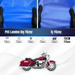 ULTRASHOP Harley Davidson Road King Flhrı Motosiklet Brandası Su Geçirmez Branda Mavi Branda Motor Branda - Bağlantı Klipsi