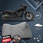 ULTRASHOP Harley-Davidson Softail Low Rider Su Geçirmez Motosiklet Brandası Dış Mekan Motosiklet Örtüsü