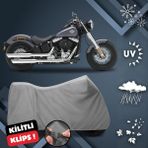 ULTRASHOP Harley-Davidson Softail Slim Fls Su Geçirmez Motosiklet Brandası Dış Mekan Motosiklet Örtüsü