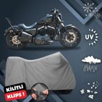 ULTRASHOP Harley-Davidson Sportster Iron 883 Su Geçirmez Motosiklet Brandası Dış Mekan Motosiklet Örtüsü