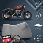 ULTRASHOP Harley-Davidson Sportster Roadster XL1200R Su Geçirmez Motosiklet Brandası Dış Mekan Motosiklet Örtüsü