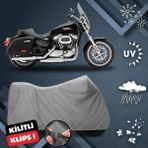ULTRASHOP Harley-Davidson Superlow 1200T Su Geçirmez Motosiklet Brandası Dış Mekan Motosiklet Örtüsü