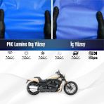 ULTRASHOP Harley Davidson Vrscd Night Rod Motosiklet Brandası Su Geçirmez Branda Mavi Branda Motor Branda - Bağlantı Klipsi