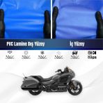 ULTRASHOP Honda Forza 750 Goldwing F6B Motosiklet Brandası Su Geçirmez Branda Mavi Branda Motor Branda - Bağlantı Klipsi