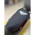 ULTRASHOP Honda Today 50 Siyah Sele Kılıfı Su Geçirmez Motosiklet Sele Kılıfı Logolu Sele Koltuk Kılıfı-X