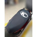 ULTRASHOP Kymco Jockey 125 Siyah Sele Kılıfı Su Geçirmez Motosiklet Sele Kılıfı Logolu Sele Koltuk Kılıfı-X