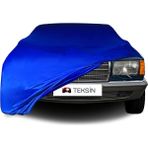 ULTRASHOP Mercedes Benz S W126 Sel Uyumlu Araba Brandası Mavi Penye Kumaş Branda Oto Branda