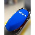 ULTRASHOP Mondial 125 Nt Turkuaz Mavi Sele Kılıfı Su Geçirmez Motosiklet Sele Kılıfı Logolu Sele Koltuk Kılıfı-X