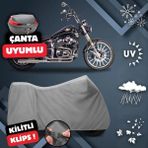 ULTRASHOP Regal Raptor Daytona 250 Motosiklet Brandası Arka Çanta Uyumlu Motosiklet Branda