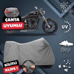 ULTRASHOP Regal Raptor Dd 125E-2A Motosiklet Brandası Arka Çanta Uyumlu Motosiklet Branda
