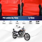 ULTRASHOP Regal Raptor Dd 125E Motosiklet Brandası Su Geçirmez Branda Kırmızı Branda Motor Branda Xxl - Bağlantı Klipsi