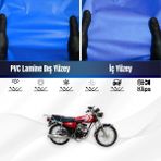 ULTRASHOP Shınarı Taıpar 125 cc Motosiklet Brandası Su Geçirmez Branda Mavi Branda Motor Branda - Bağlantı Klipsi