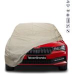 ULTRASHOP Skoda Superb 3 S.wagon (2015-) Araba Brandası Su Geçirmez Branda Miflonlu Premıum Oto Branda - Tam Branda