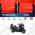 ULTRASHOP Suzukı Gsf 600 Bandıt Motosiklet Brandası Su Geçirmez Branda Kırmızı Branda Motor Branda Xxl - Bağlantı Klipsi