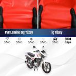 ULTRASHOP Suzukı Gsf 600 Bandıt S Motosiklet Brandası Su Geçirmez Branda Kırmızı Branda Motor Branda Xxl - Bağlantı Klipsi