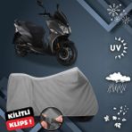 ULTRASHOP Sym Jet 14 200İ Su Geçirmez Motosiklet Brandası Dış Mekan Motosiklet Örtüsü