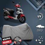 ULTRASHOP Sym Jet 4 125 Su Geçirmez Motosiklet Brandası Dış Mekan Motosiklet Örtüsü