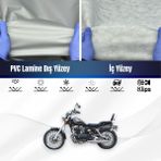 ULTRASHOP Ultra Shop Regal Raptor Dd 250E-2A Su Geçirmez Motosiklet Branda 4 Mevsime Uygun Motor Brandası - Gri