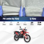 ULTRASHOP Ultra Shop Rks RT250 Su Geçirmez Motosiklet Branda 4 Mevsime Uygun Motor Brandası - Gri