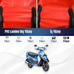 ULTRASHOP Vespa Gts 300 Super Sport S Motosiklet Brandası Su Geçirmez Branda Kırmızı Branda Motor Branda S - Bağlantı Klipsi