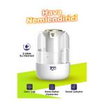 Ultrasonik Çift Çıkışlı Hava Nemlendirici, 2L, USB-C, LED Işıklı, Sessiz