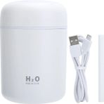 Ultrasonik Hava Nemlendirici 300 Ml, Aromalı Buhar Makinesi ve Difüzör - Ahşap - Bej - Siyah - Seçenek 1