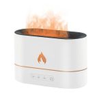 Ultrasonik Hava Nemlendirici Buhar Makinesi Alev Simülasyonlu 250Ml Aroma Difüzörü