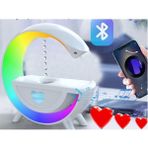 Ultrasonik Hava/oda Nemlendirici Buhar Makinesi Bluetooth Hoparlörlü Müzik Keyfi - Beyaz