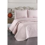 Ultrasonik Kapitoneli Elite Çift Kişilik Yatak Örtüsü Pudra - 230 x 250 cm