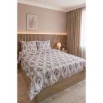 Ultrasonik Kapitoneli Zentera Çift Kişilik Pike Takımı 195X235 Cm Lila