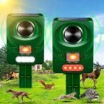 Ultrasonik Su Geçirmez Güneş Enerjili Hayvan Kovucu Kedi Köpek Tilki Hayvan Kovucu
