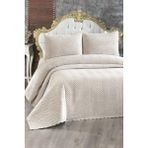 Ultrasonik Welsoft Çift Kişilik Yatak Örtüsü 230X250 Cappucino - 230 x 250 cm