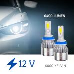 Ultratech H3 Led Xenon Far Ampulü - Şimşek Etkili Güçlü Aydınlatma