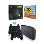 ULTRATEKNO 4k Atari 2.4g Uyumlu Kablosuz Çift Kol Atari Retro 20.000 Oyun Game Stick